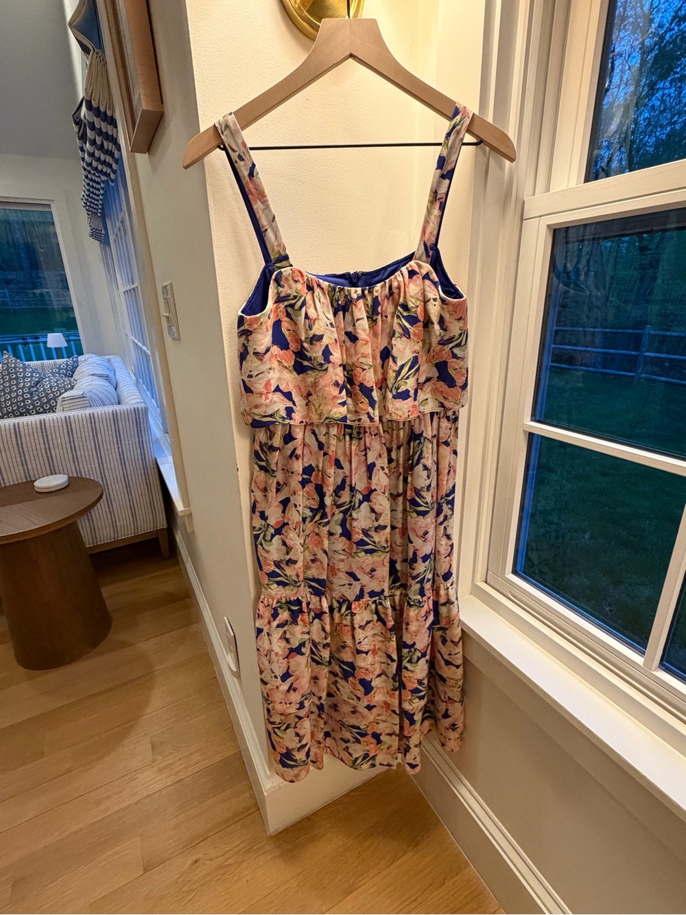J. Crew Collection Floral Silk Tiered Dress